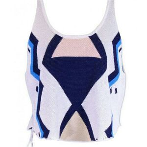 Somedays lovin sweater geometric tank XS